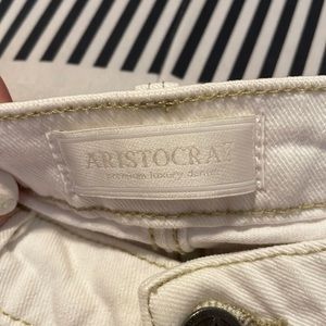 White Aristocrat white denim size 26